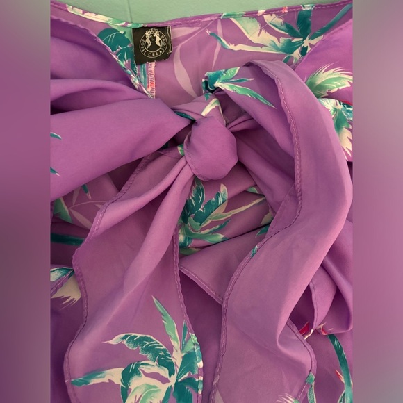 Royal Creations Womens Sarong Made in Hawaii Polyester Tropical Print One Size - Picture 7 of 7